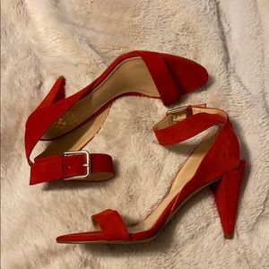 Red Vince Camuto Heels